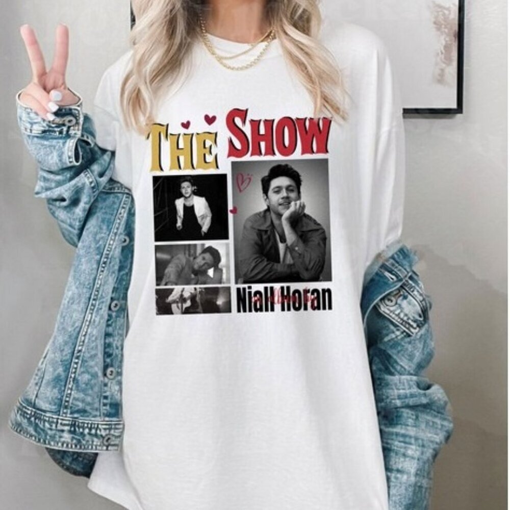 The Show Album Graphic T-Shirt Niall Horan Music Fan 90s Style Casual Tee 91